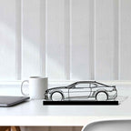 Camaro SS 2014 Silhouette Metal Art Stand