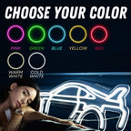 MX5 Angle Neon Silhouette