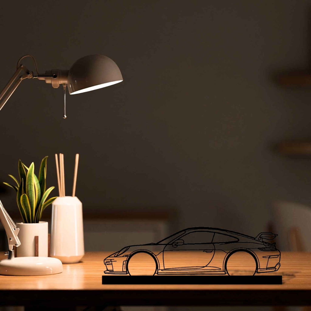 911 GT3 Model 992.2 Silhouette Metal Art Stand