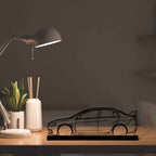 Evo X Silhouette Metal Art Stand