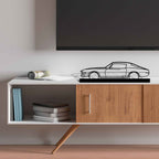 Camaro 1972 Silhouette Metal Art Stand
